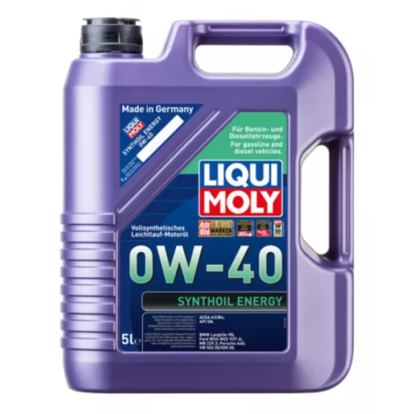 Køb 0W40 Synthoil Energy motorolie fra Liqui moly i 5l dunk online billigt tilbud rabat legetøj