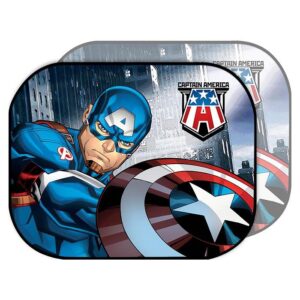 Køb Disney solbeskytter Captain America - 2 stk. - 44x35 cm online billigt tilbud rabat legetøj