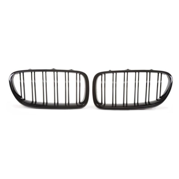 Køb JOM Frontgrill med dobbelt ribbe i blank sort til BMW serie 5 F10/F11/F18 årgang 2010-2015 online billigt tilbud rabat legetøj