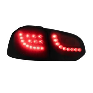 Køb LED baglygter mørk sort til VW Golf 6 årgang 2008-2012 - Dynamisk online billigt tilbud rabat legetøj