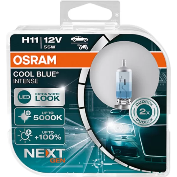 Køb Osram H11 Cool Blue Intense NEXT GEN pærer sæt (2 stk) pak online billigt tilbud rabat legetøj