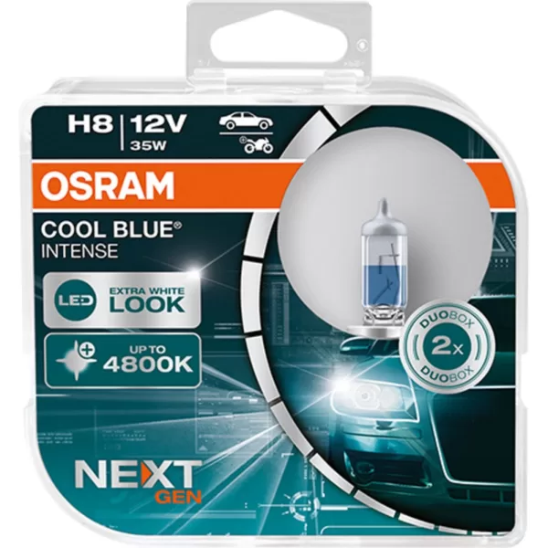 Køb Osram H8 Cool Blue Intense NEXT GEN pærer sæt (2 stk) pak online billigt tilbud rabat legetøj