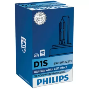 Køb Philips D1S WhiteVision gen2 Xenonpære med +20% mere lys (1 stk) online billigt tilbud rabat legetøj
