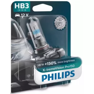 Køb Philips X-Treme Vision Pro150 HB3 pærer +150% mere lys (1 stk) online billigt tilbud rabat legetøj