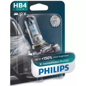 Køb Philips X-Treme Vision Pro150 HB4 pærer +150% mere lys (1 stk) online billigt tilbud rabat legetøj