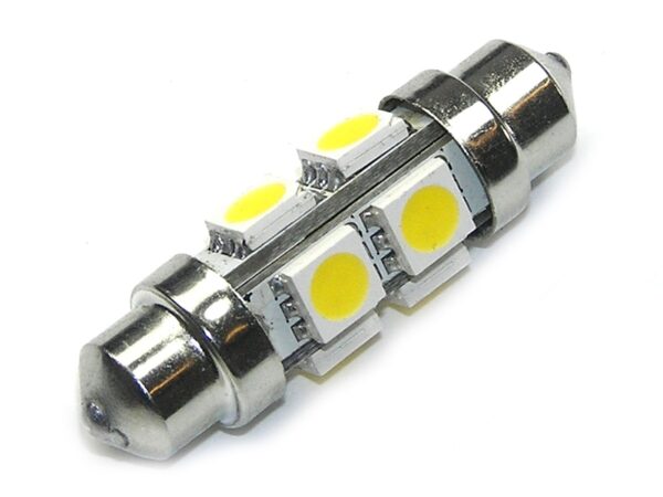 Køb Pinolpære 12~18Vdc 38mm 8 x SMD - Varm hvid - 1 stk. online billigt tilbud rabat legetøj