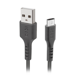 Køb SBS data- og opladningskabel USB 2.0 - Micro USB. 1 meter - Sort online billigt tilbud rabat legetøj