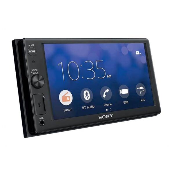 Køb Sony XAV-AX1000 2 DIN bilradio med Appel Carplay/Turner/aux/USB 3 pre-out